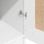 vidaXL Garde-robe Blanc 82 5x51 5x180 cm Aggloméré