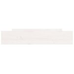 vidaXL Tiroirs de lit 2 Pièces blanc Bois de pin massif