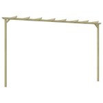 vidaXL Pergola de jardin Pin imprégné 360x200x60 cm