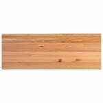 vidaXL Table à manger avec bord naturel 220x80x74 cm bois massif chêne