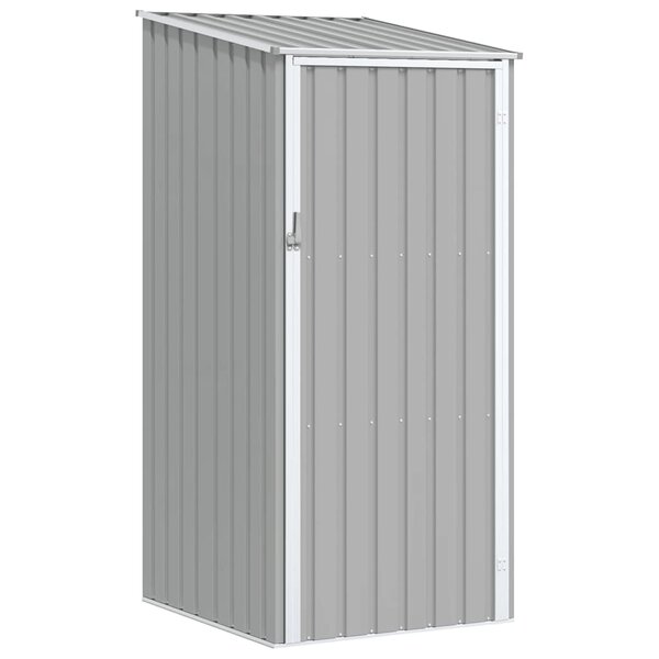 vidaXL Abri de jardin Gris 87x98x159 cm Acier galvanisé