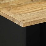 vidaXL Buffet 80x33 5x75 cm bois de manguier brut massif