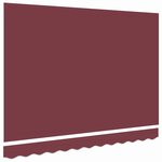 vidaXL Toile de rechange pour store banne Bordeaux 350 x 200 cm Toile