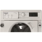 Lave-linge hublot encastrable hotpoint biwmhg71483eu - 7 kg - induction - l60cm - 1400 trs/min - blanc