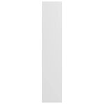 vidaXL Armoire à chaussures murale Blanc 60x18x90 cm Aggloméré