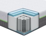 vidaXL Matelas Blanc  Gris 90 x 200 cm Mousse