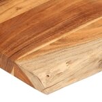 vidaXL Dessus de table 110x60x2 5cm rectangulaire bois massif d'acacia