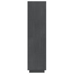 vidaXL Bibliothèque/Séparateur de pièce gris 40x35x135 cm pin massif
