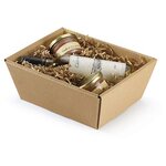 Corbeille carton micro-cannelure noir 40 x 26 x 11 cm (colis de 25)