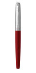 PARKER Jotter Originals stylo roller, rouge, attributs Chromés, Recharge noire pointe fine, sous blister