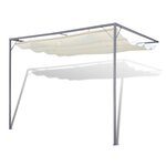 vidaXL Tonnelle de jardin avec auvent rétractable