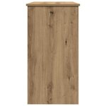 vidaXL Bureau chêne artisanal 80x40x75 cm bois d'ingénierie