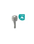 THIRARD - Verrou double entrée Corvette pour porte d'entrée  cylindre 40mm  acier  3 clés  époxy bronze