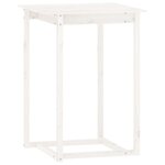 vidaXL Ensemble de bar 5 Pièces Blanc Bois de pin massif