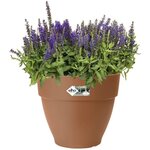 Pot de fleurs Rond VIBIA - Plastique Réservoir - Ø 47 - Anthracite