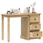 vidaXL Coiffeuse Corona 110x47x75 cm bois de pin massif
