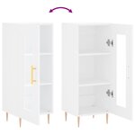 vidaXL Buffet blanc 34 5x34x90 cm bois d'ingénierie