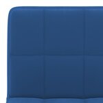 vidaXL Tabourets de bar lot de 2 bleu velours