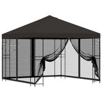 vidaXL Abri de jardin avec parois 3 x 3 m Anthracite