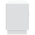 vidaXL Meuble TV Blanc 102 x 34 5 x 47 cm Bois d'ingénierie