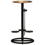 vidaXL Tabourets de bar lot de 2 bois massif de récupération