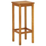 vidaXL Ensemble de bar de balcon 3 Pièces Bois d'acacia solide