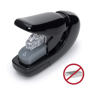 Agrafeuse sans Agrafes Capacité 5 feuilles Noir PLUS JAPAN