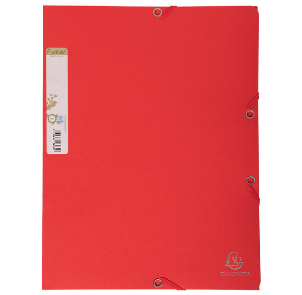 Chemise élast.3Rabat FOREVER Rouge/Orange EXACOMPTA