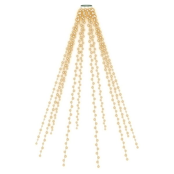 vidaXL Guirlande lumineuse filet d'arbre de Noël 500 LED 500 cm