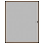 vidaXL Écran anti-insectes pour fenêtres Marron 110 x 130 cm