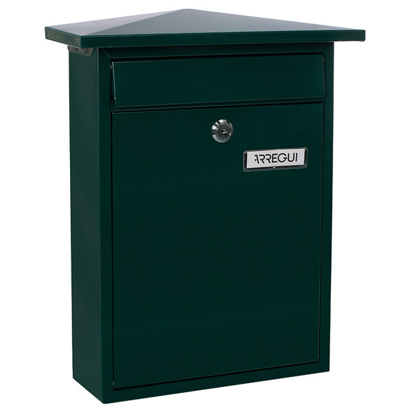 Boîte aux Lettres en Acier  Home E5713  Fond Étroit  Anti-pluie  vert