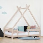 Lit cabane enfant TAHUKA 80 x 180 beige
