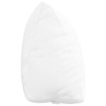 vidaXL Coussin de Dos Blanc 60 x 20 x 50 cm tissu
