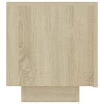 vidaXL Table de chevet chêne sonoma 100x35x40 cm bois d'ingénierie