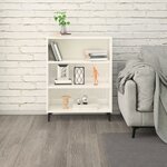 vidaXL Buffet Blanc brillant 69 5x32 5x90 cm Bois d'ingénierie