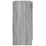 vidaXL Armoire sous évier de salle de bain Sonoma gris