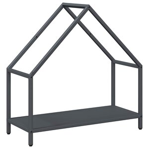 vidaXL Portant de bois chauffage anthracite 60x25x60 cm
