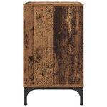 vidaXL Tables de chevet avec tiroir 2 Pièces Bois ancien 49 x 36 x 61 cm