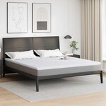 vidaXL Coussins de Matelas Blanc 200 x 200 cm Polyester sans colle