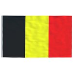vidaXL Drapeau de la Belgique et mât 6 23 m Aluminium