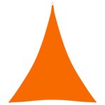 Vidaxl voile de parasol tissu oxford triangulaire 3x4x4 m orange