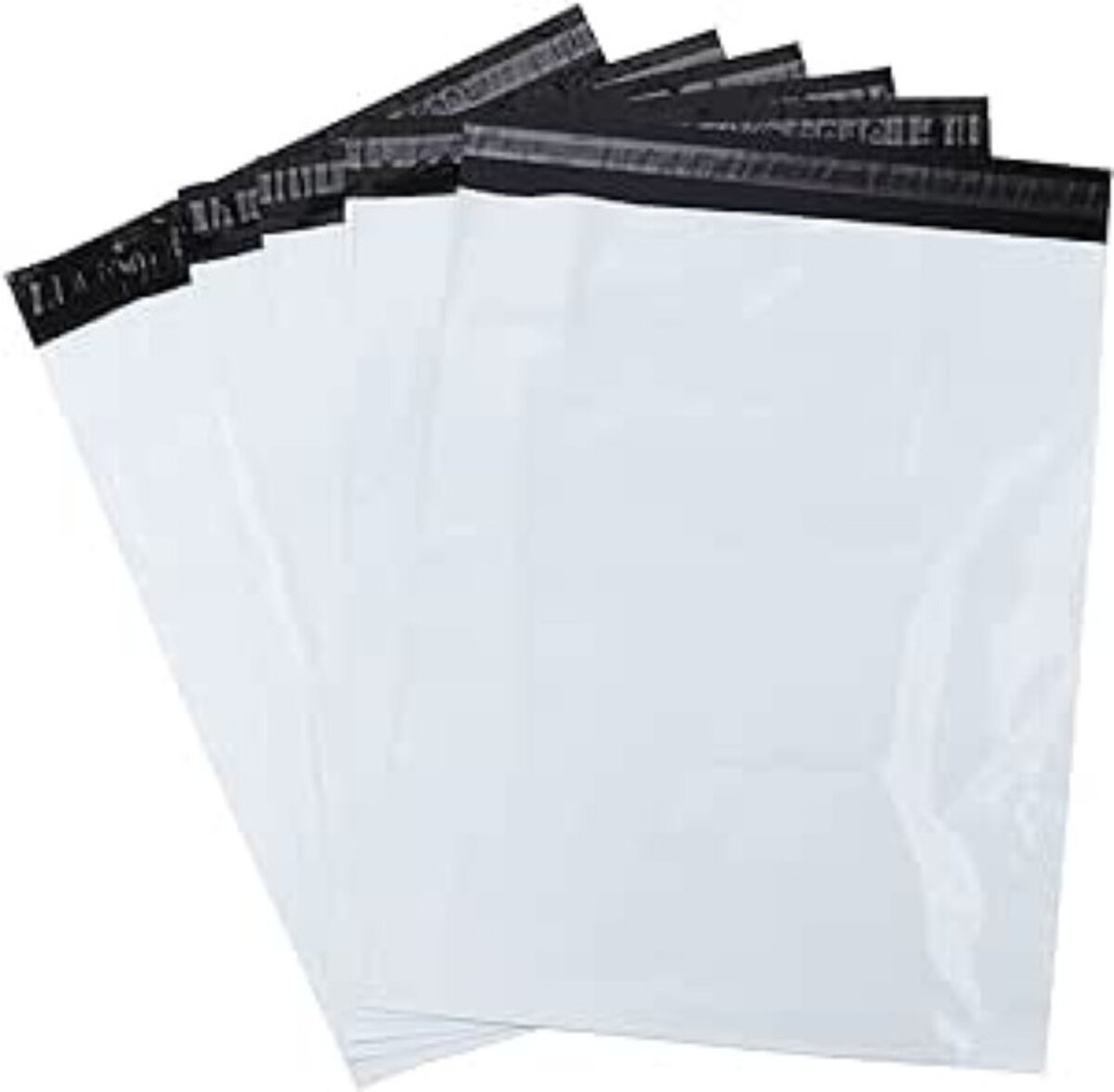 Sac D'expédition Plastique Poly Mailer 12x15.5 Pouces - Épaisseur 2.5 Mil - Quantité 100 à 1000