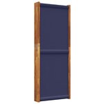 vidaXL Cloison de séparation 5 panneaux bleu foncé 350x180 cm