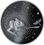 Pièce de monnaie en Argent 1000 Francs g 31.1 (1 oz) Millésime 2025 Numiversum Herpeton CHAMELEON