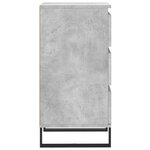 vidaXL Buffet gris béton 40x35x70 cm bois d'ingénierie