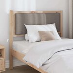 vidaXL Tête de lit Autre Marron 100 cm Bois massif en pin