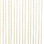 vidaXL Rideau en fils 2 Pièces 140 x 250 cm Crème