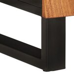 vidaXL Meuble d'évier 62x33x58 cm bois d'acacia et d'ingénierie