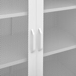 vidaXL Armoire de rangement Blanc 80x35x101 5 cm Acier