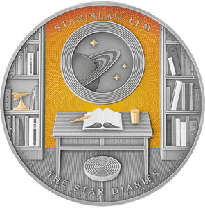 Monnaie STANISLAW LEM Star Diaries Argent 2000 Francs Cameroon 2025 (PRÉCOMMANDE)